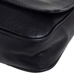 Pre Owned MICHAEL Michael Kors Black Leather Jet Set Chain Shoulder Bag
