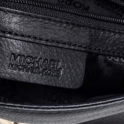 Pre Owned MICHAEL Michael Kors Black Leather Jet Set Chain Shoulder Bag