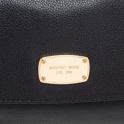 Pre Owned MICHAEL Michael Kors Black Leather Jet Set Chain Shoulder Bag