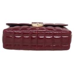 Pre Owned MICHAEL Michael Kors Quilted Burgundy Leather Soho Shoulder Bag