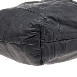 Pre Owned MICHAEL Michael Kors Black Soft Leather Hobo