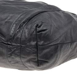 Pre Owned MICHAEL Michael Kors Black Soft Leather Hobo