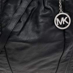 Pre Owned MICHAEL Michael Kors Black Soft Leather Hobo
