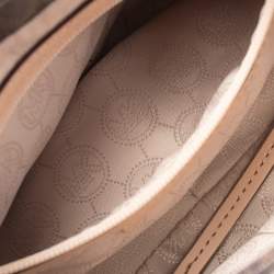 Pre Owned MICHAEL Michael Kors Brown Signature Coated Canvas Shoulder Bag