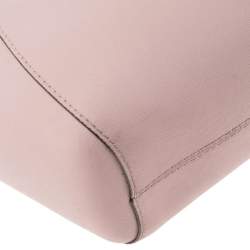 Pre Owned MICHAEL Michael Kors Pink Saffiano Leather Jet Set Travel Chain Tote