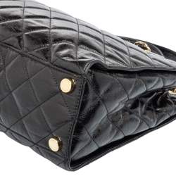 Pre Owned حقيبة يد مايكل مايكل كورس سوزانا جلد أسود