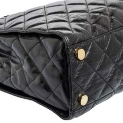 Pre Owned حقيبة يد مايكل مايكل كورس سوزانا جلد أسود