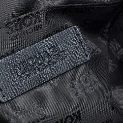 مملوكة مسبقًا MICHAEL Michael Kors Black Leather Jet Set Travel Chain Tote