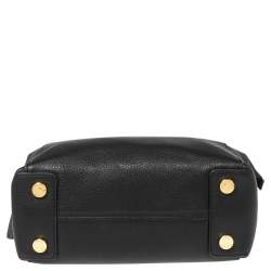 Pre Owned MICHAEL Michael Kors Black Leather Riley Satchel