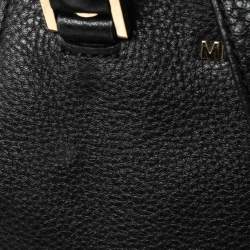 Pre Owned MICHAEL Michael Kors Black Leather Riley Satchel