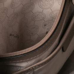 مملوكة مسبقًا MICHAEL Michael Kors Dark Beige Saffiano Leather Jet Set Travel Tote