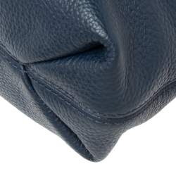 Pre Owned حقيبة كتف مايكل مايكل كورس جلد أزرق بسلسلة