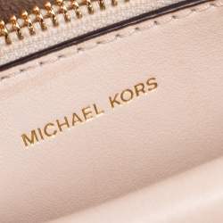 Pre Owned Michael Kors Multicolor Python Embossed And Lizard Embossed Leather Flap Shoulder Bag