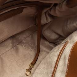 مملوكة مسبقًا MICHAEL Michael Kors Brown Saffiano Leather Large Hamilton North South Tote