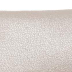 Pre Owned MICHAEL Michael Kors Grey Leather Small Margo Crossbody Bag