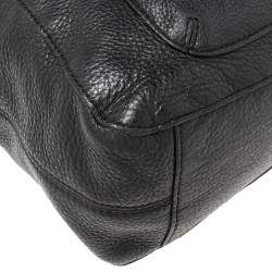 مملوكة مسبقًا حقيبة ساتشل مايكل مايكل كورس فولتون جلد ناعم أسود بسلسلة