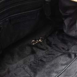 مملوكة مسبقًا حقيبة ساتشل مايكل مايكل كورس فولتون جلد ناعم أسود بسلسلة