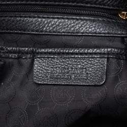 مملوكة مسبقًا حقيبة ساتشل مايكل مايكل كورس فولتون جلد ناعم أسود بسلسلة