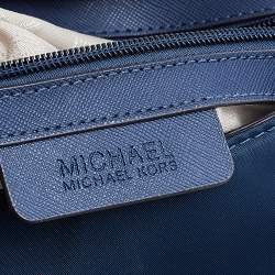 Pre Owned حقيبة كتف مايكل مايكل كورس بيدفورد نايلون أزرق