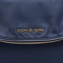 Pre Owned حقيبة كتف مايكل مايكل كورس بيدفورد نايلون أزرق
