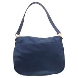 Pre Owned حقيبة كتف مايكل مايكل كورس بيدفورد نايلون أزرق