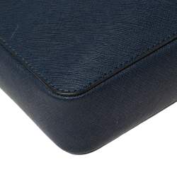 مملوكة مسبقًا حقيبة كاميرا كروس مايكل كورس جيت سيت جلد سافيانو أزرق