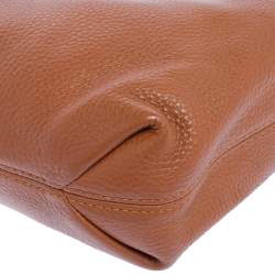 Pre Owned حقيبة كتف مايكل مايكل كورس سلسلة جلد بني