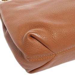 Pre Owned حقيبة كتف مايكل مايكل كورس سلسلة جلد بني