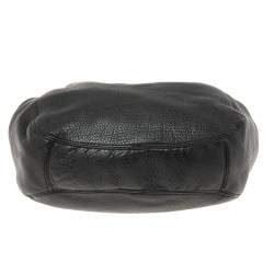 Pre Owned MICHAEL Michael Kors Black Leather Fulton Hobo
