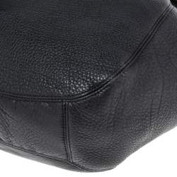 Pre Owned MICHAEL Michael Kors Black Leather Fulton Hobo