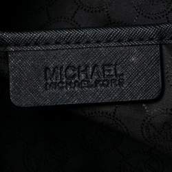 Pre Owned حقيبة يد توتس مايكل كورس جيت سيت ترافيل كبيرة جلد سافيانو بنفسجي