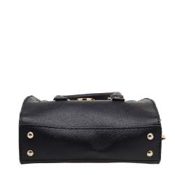 Pre Owned حقيبة كتف مايكل مايكل كورس هاميلتون ميني جلد سافيانو أسود 