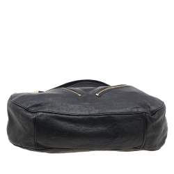 Pre Owned حقيبة هوبو مايكل مايكل كورس جلد أسود 