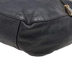 Pre Owned حقيبة هوبو مايكل مايكل كورس جلد أسود 