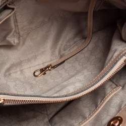 Pre Owned MICHAEL Michael Kors Dusty Pink Saffiano Leather Medium Cynthia Tote