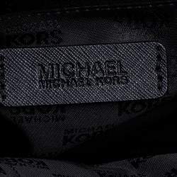 Pre Owned MICHAEL Michael Kors Black Leather Medium Karla East West Tote