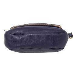 مملوكة مسبقًا MICHAEL Michael Kors Purple Leather Bedford Crossbody Bag