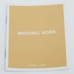 مملوكة مسبقًا حقيبة كتف مايكل مايكل كورس جلد مبطن أسود قلاب 