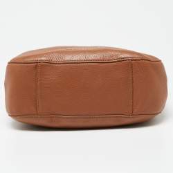 Pre Owned حقيبة كتف مايكل مايكل كورس بروك جلد بني