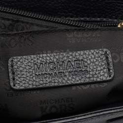 Pre Owned حقيبة بيد علوية مايكل مايكل كورس كارسون جلد أسود