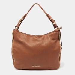 Pre Owned MICHAEL Michael Kors Brown Leather Essex Hobo