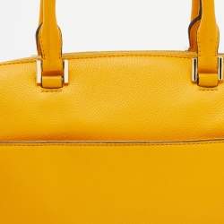 Pre Owned حقيبة ساتشل مايكل مايكل كورس هودسون جلد أصفر