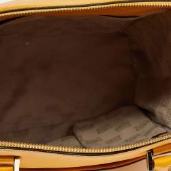 Pre Owned حقيبة ساتشل مايكل مايكل كورس هودسون جلد أصفر