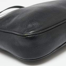 Pre Owned حقيبة كتف مايكل مايكل كورس جلد أسود بسلسلة