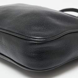 Pre Owned حقيبة كتف مايكل مايكل كورس جلد أسود بسلسلة