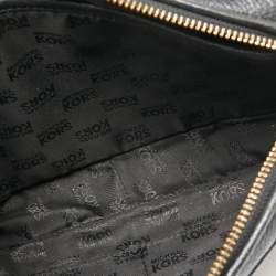 Pre Owned حقيبة كتف مايكل مايكل كورس جلد أسود بسلسلة