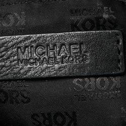 Pre Owned حقيبة كتف مايكل مايكل كورس جلد أسود بسلسلة