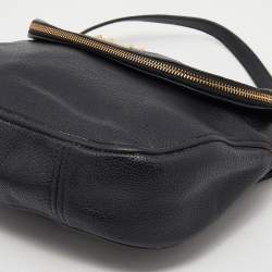 مملوكة مسبقًا MICHAEL Michael Kors Black Leather Bedford Crossbody Bag