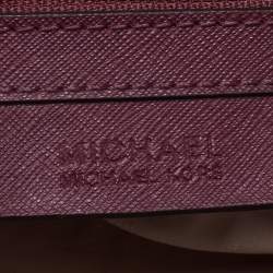 مملوكة مسبقًا حقيبة كروس مايكل مايكل كورس سيلما متوسطة جلد زرقاء