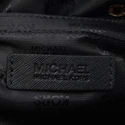 Pre Owned MICHAEL Michael Kors Black Leather Dome Satchel